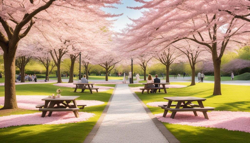 Dekorasi Pohon Sakura